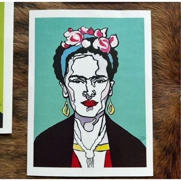 Art Prints Frida Kahlo Set Of Four Signed - Picture 3 of 10